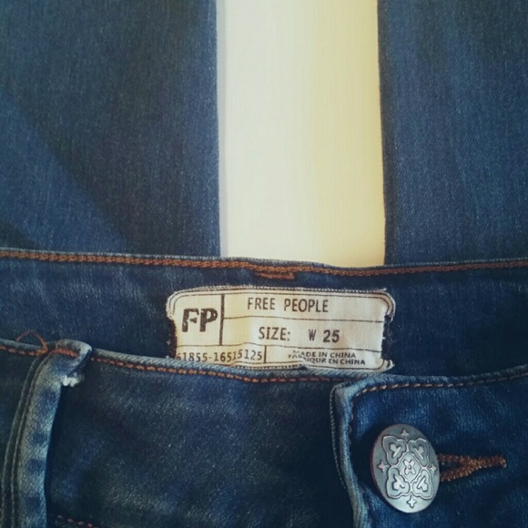 Free People High Waist Skinny Jeans - Picture 4 of 7